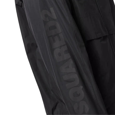 Dsquared2 Bold Arm Logo Black Shell Jacket S74AM1210 900